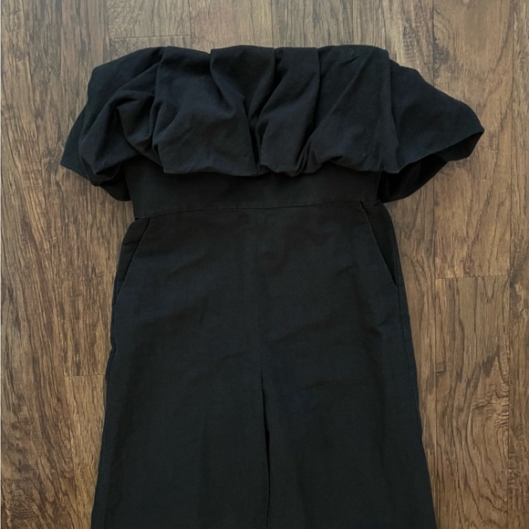 Simkhai Jumpsuit puff detail distressed black size 8 - Picture 15 of 16